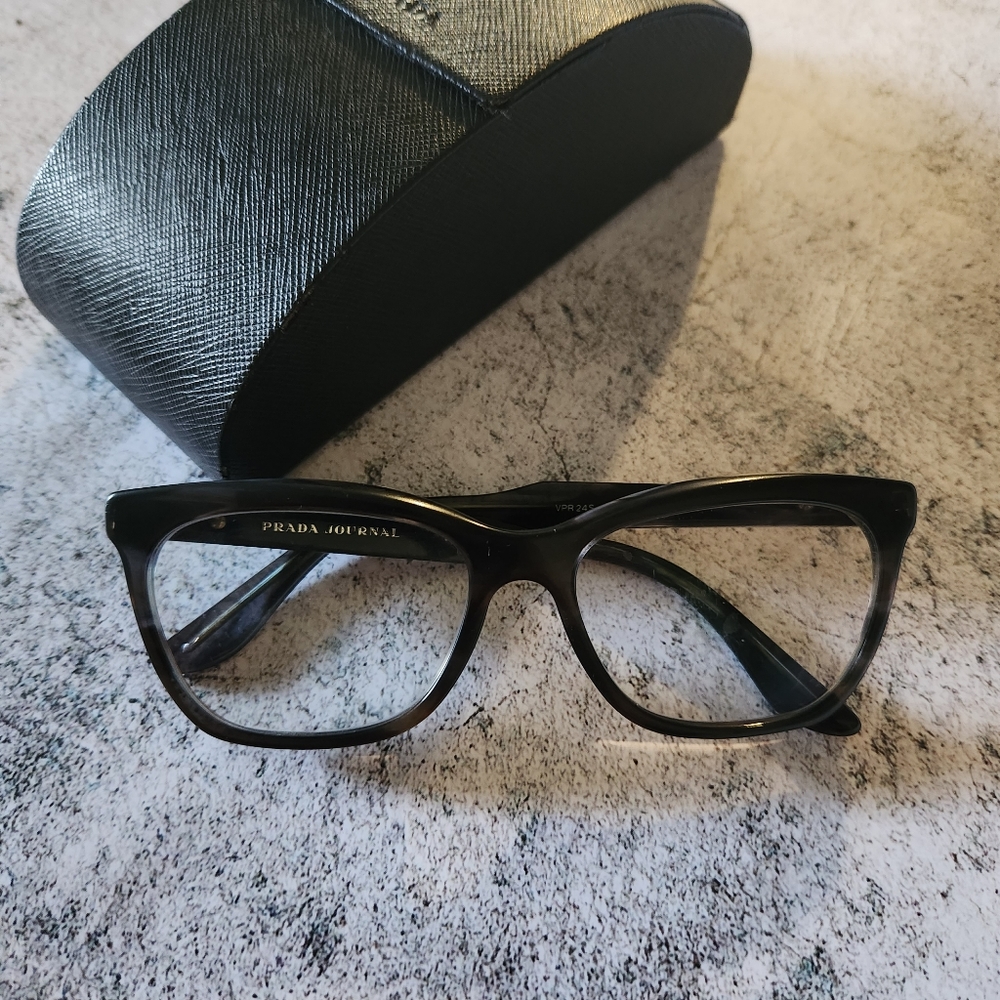 PRADA Eyeglasses Dark Tortoise Shell with Case | Prescription RX